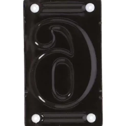 BEST FOR BOOTS - Numéro de maison en fer émaillé chiffre 6
