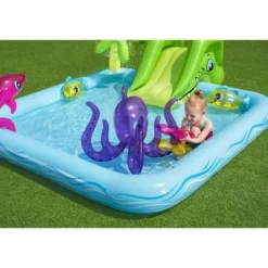 BESTWAY - Aire de jeux pataugeoire - - fantastic aquarium - 239 x 206 x 86 cm - avec fontaine
