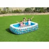 BESTWAY - Bestway piscine gonflable pour enfants bleu 229x152x56 cm