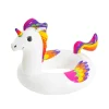 BESTWAY - Bouée ronde licorne Fantasy blanche en vinyle - D.91 cm