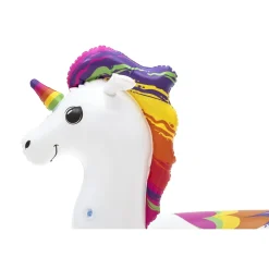 BESTWAY - Bouée ronde licorne Fantasy blanche en vinyle - D.91 cm