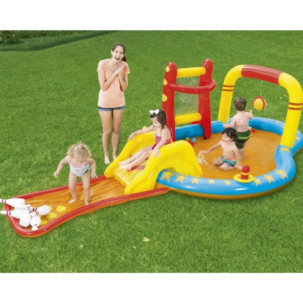 BESTWAY - Centre de jeux aquatiques lil' champ 435x213x117 cm