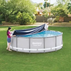BESTWAY - Couverture de piscine flowclear 427 cm