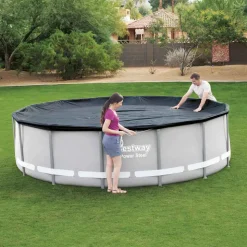 BESTWAY - Couverture de piscine flowclear 427 cm