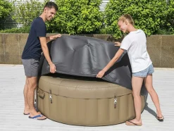 BESTWAY - Couverture thermique pour spa gonflable lay-z-spa rond ø 1,96 m
