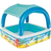 BESTWAY - Piscine de jeu avec auvent bleu 140x140x114 cm 52192