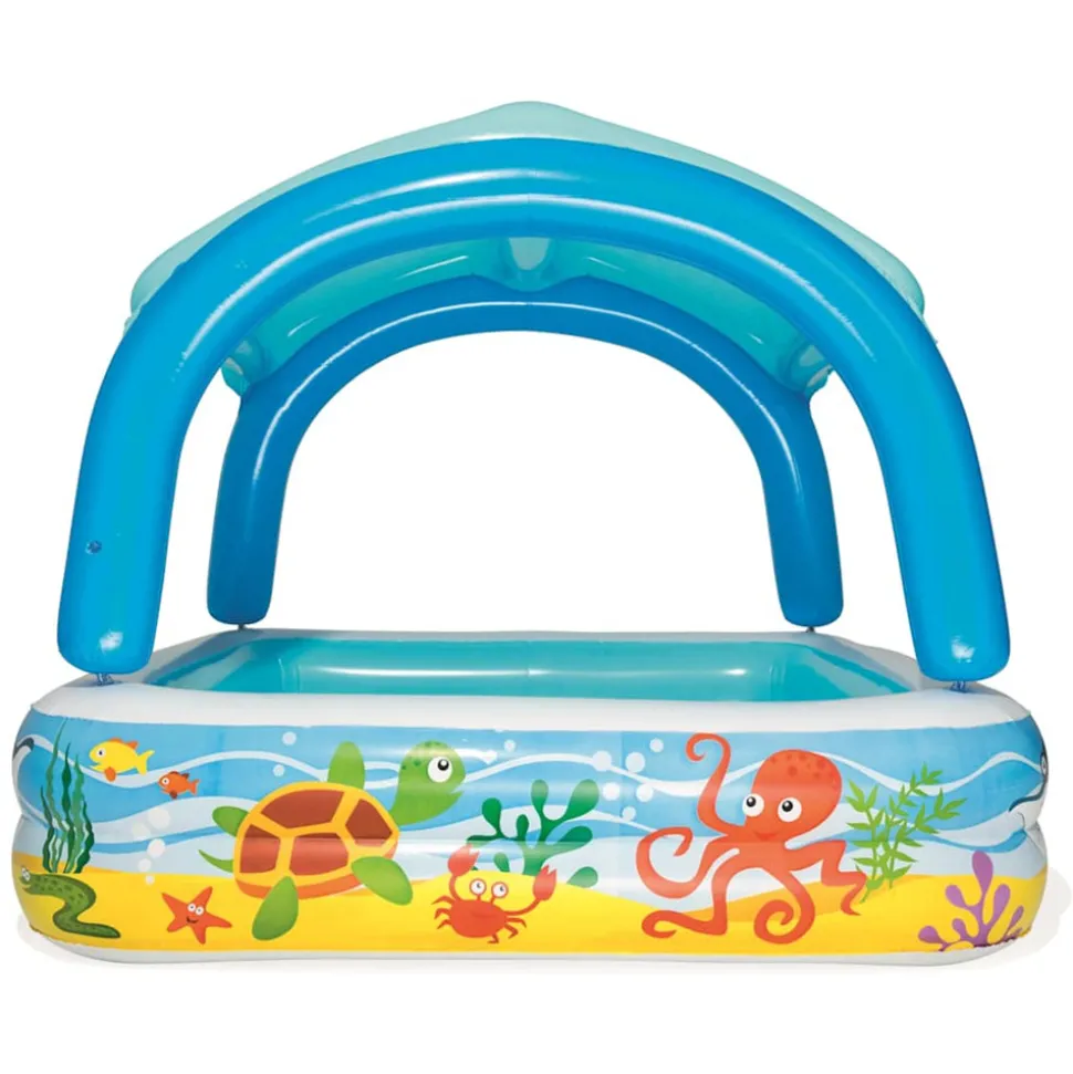 BESTWAY - Piscine de jeu avec auvent bleu 140x140x114 cm 52192