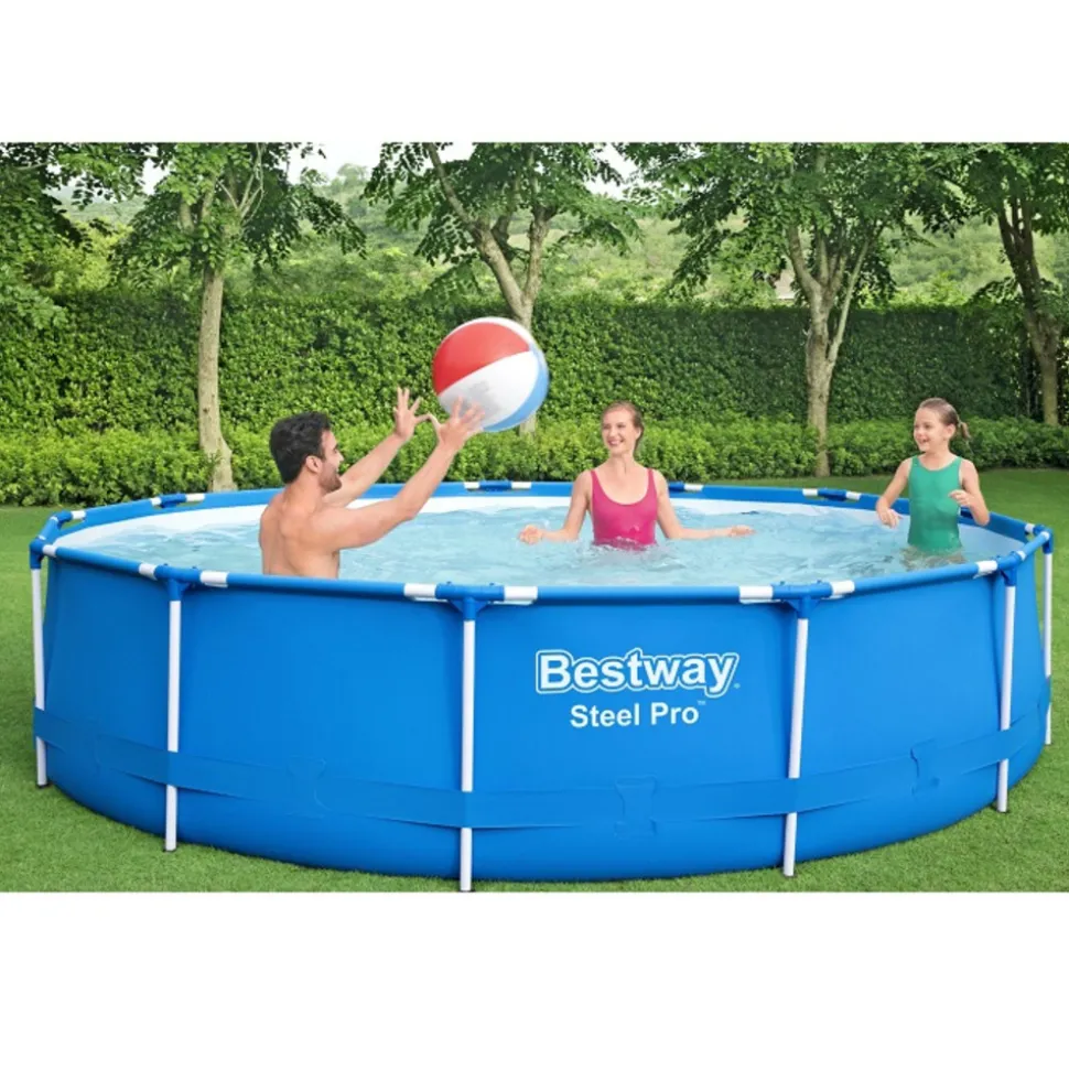 BESTWAY - Piscine tubulaire ronde bestway steel pro 3,96 x 0,84 m