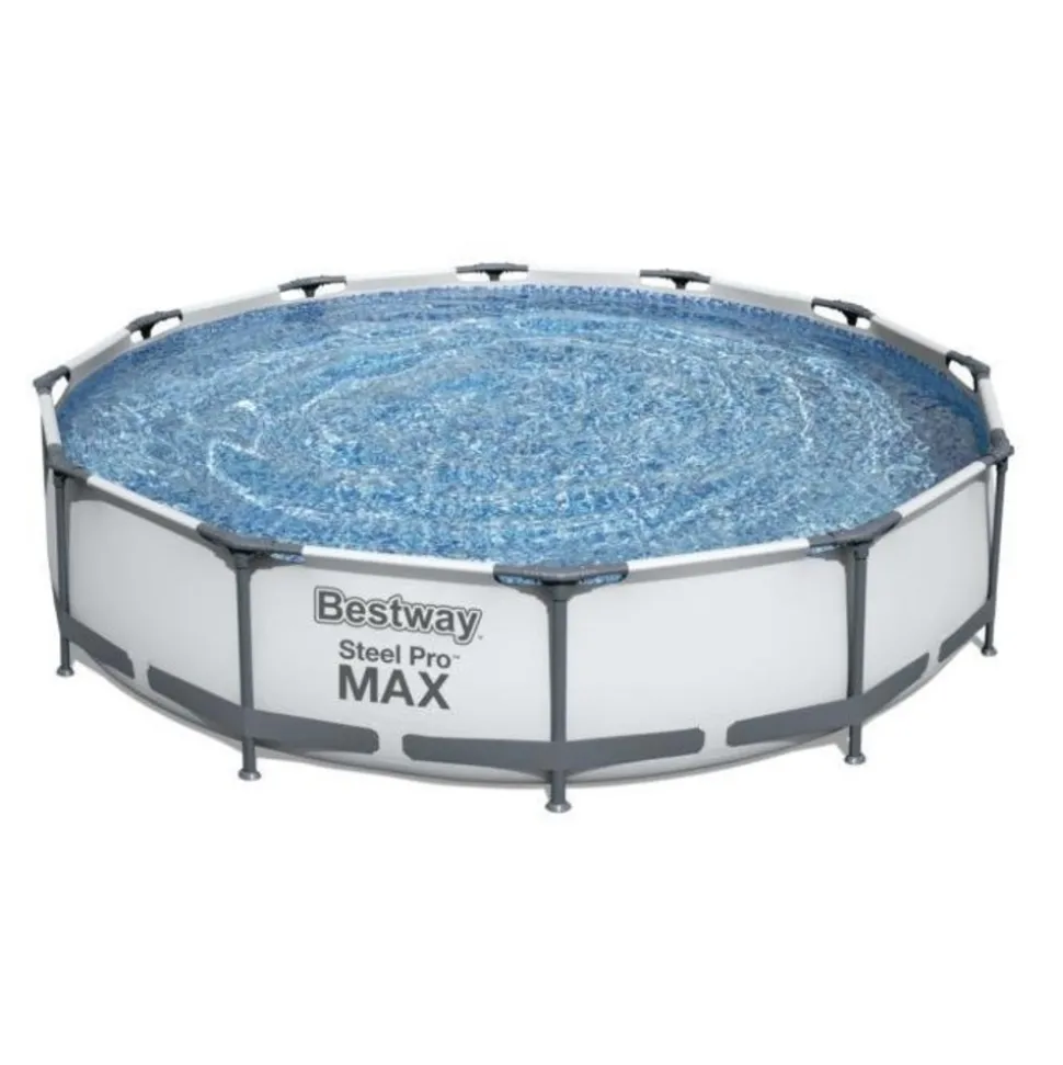BESTWAY - Piscine tubulaire ronde bestway steel pro max 3,66 x 0,76