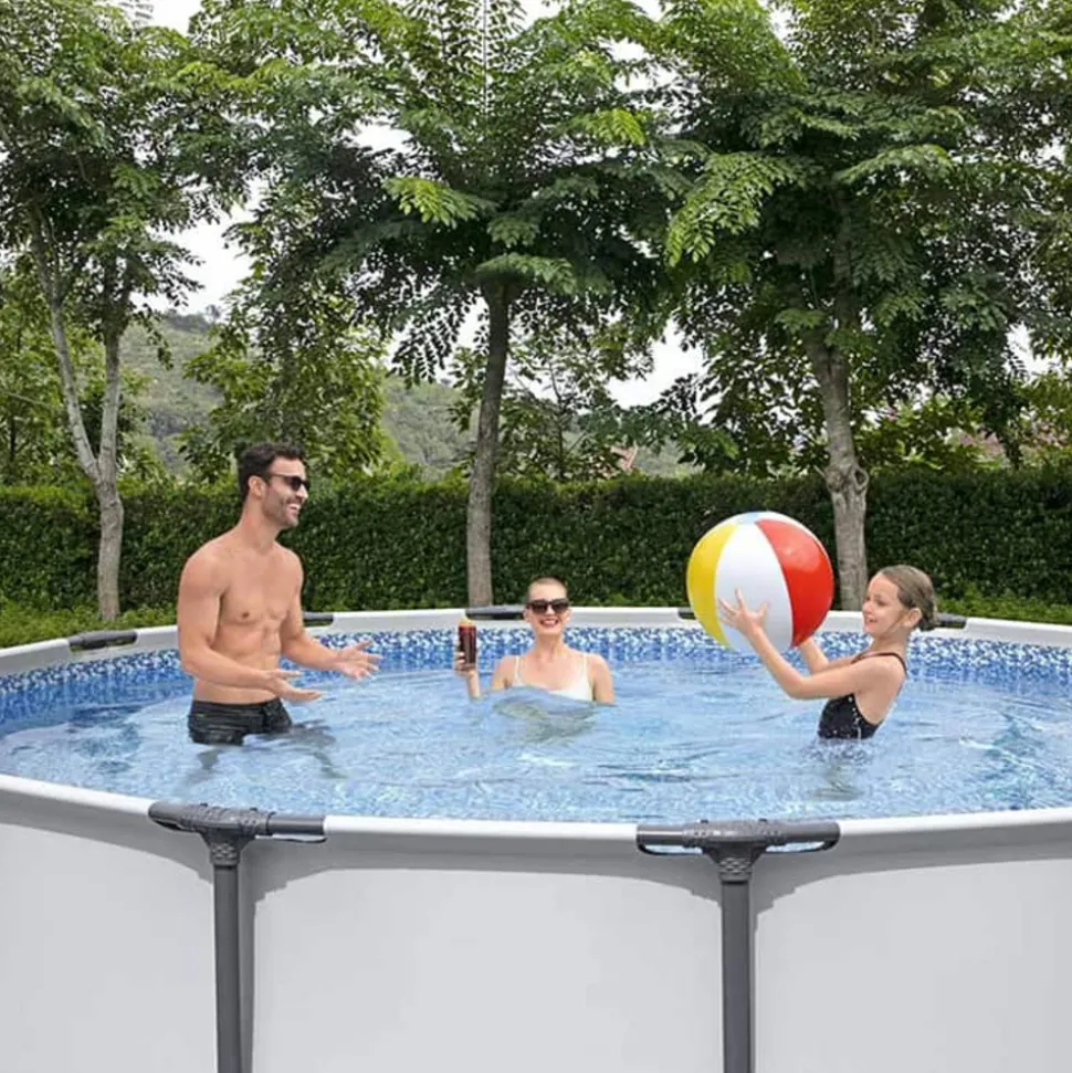 BESTWAY - Piscine tubulaire ronde bestway steel pro max 3,66 x 0,76