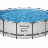 BESTWAY - Piscine tubulaire steel pro max ronde 4,27 x 1,07 m