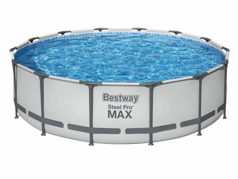 BESTWAY - Piscine tubulaire steel pro max ronde 4,27 x 1,07 m