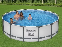 BESTWAY - Piscine tubulaire steel pro max ronde 4,27 x 1,07 m