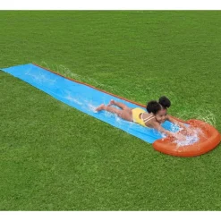 BESTWAY - Toboggan aquatique h20go! Voie unique 488 cm