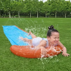 BESTWAY - Toboggan aquatique h20go! Voie unique 488 cm