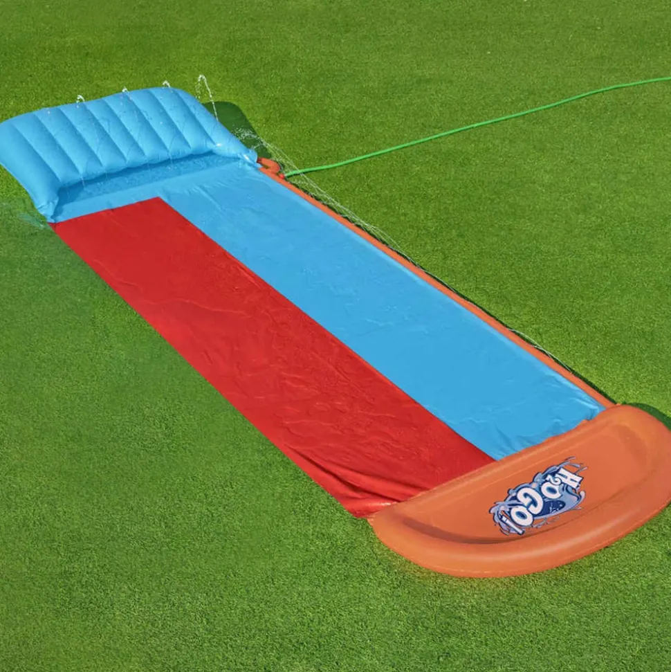 BESTWAY - Toboggan aquatique h2ogo tsunami splash ramp toboggan double