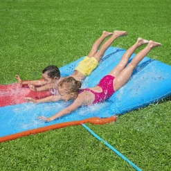 BESTWAY - Toboggan aquatique h2ogo tsunami splash ramp toboggan double