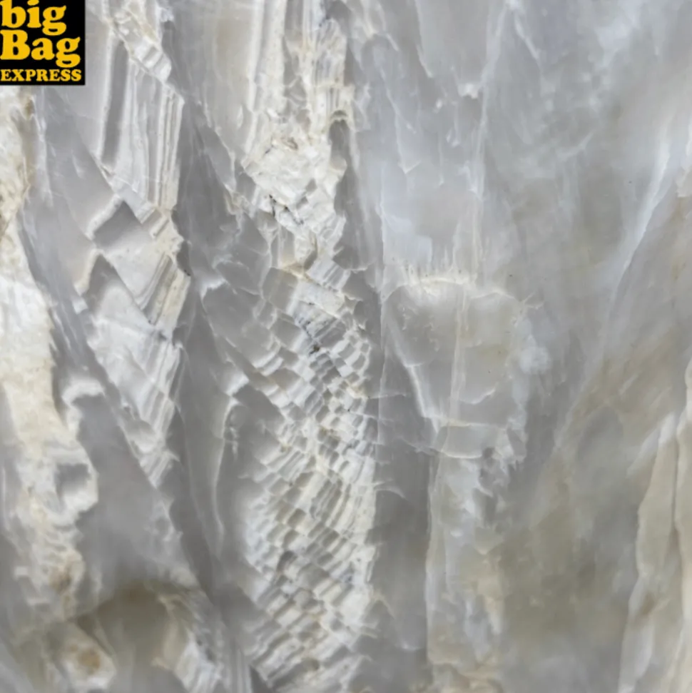 BIG BAG EXPRESS - Monolithe décoratif de jardin en quartz cream candy prem col 120cm
