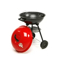 BIGBUY OUTDOOR - Barbecue 43 x 72 cm rouge/noir