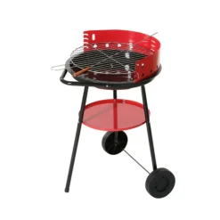 BIGBUY OUTDOOR - Barbecue 44 x 73 cm rouge/noir
