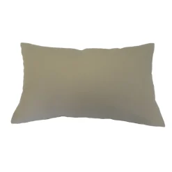 BRIGHTON - Coussin déco déhoussable Nojo beige - 50x30cm