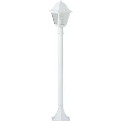 BRILLIANT - Lampadaire extérieur - - nissie - blanc - métal/verre - 1xe27 60w - ip44