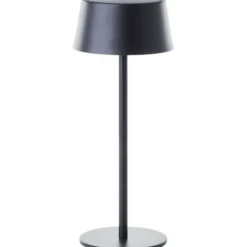 BRILLIANT - Lampe de table d'extérieur - - picco - led et solaire - métal et plastique - 5 w - noir dépoli