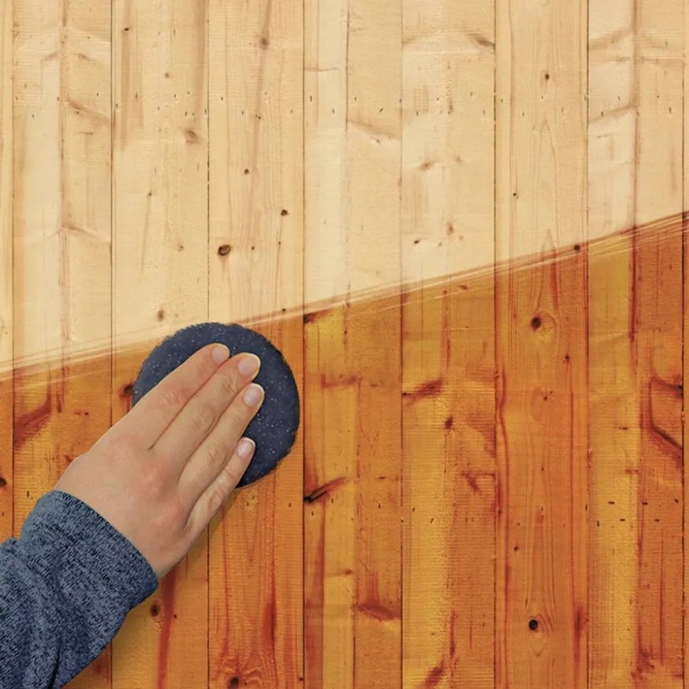 BROSZIO TOOLS - Rénovateur bois 4 en 1 | vernis bois 500 ml | peinture bois extérieur intérieur | ravive bois meuble parquet