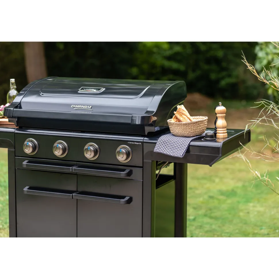 CAMPINGAZ - Barbecue à gaz Onyx noir 4 brûleurs - 157x69x119 cm