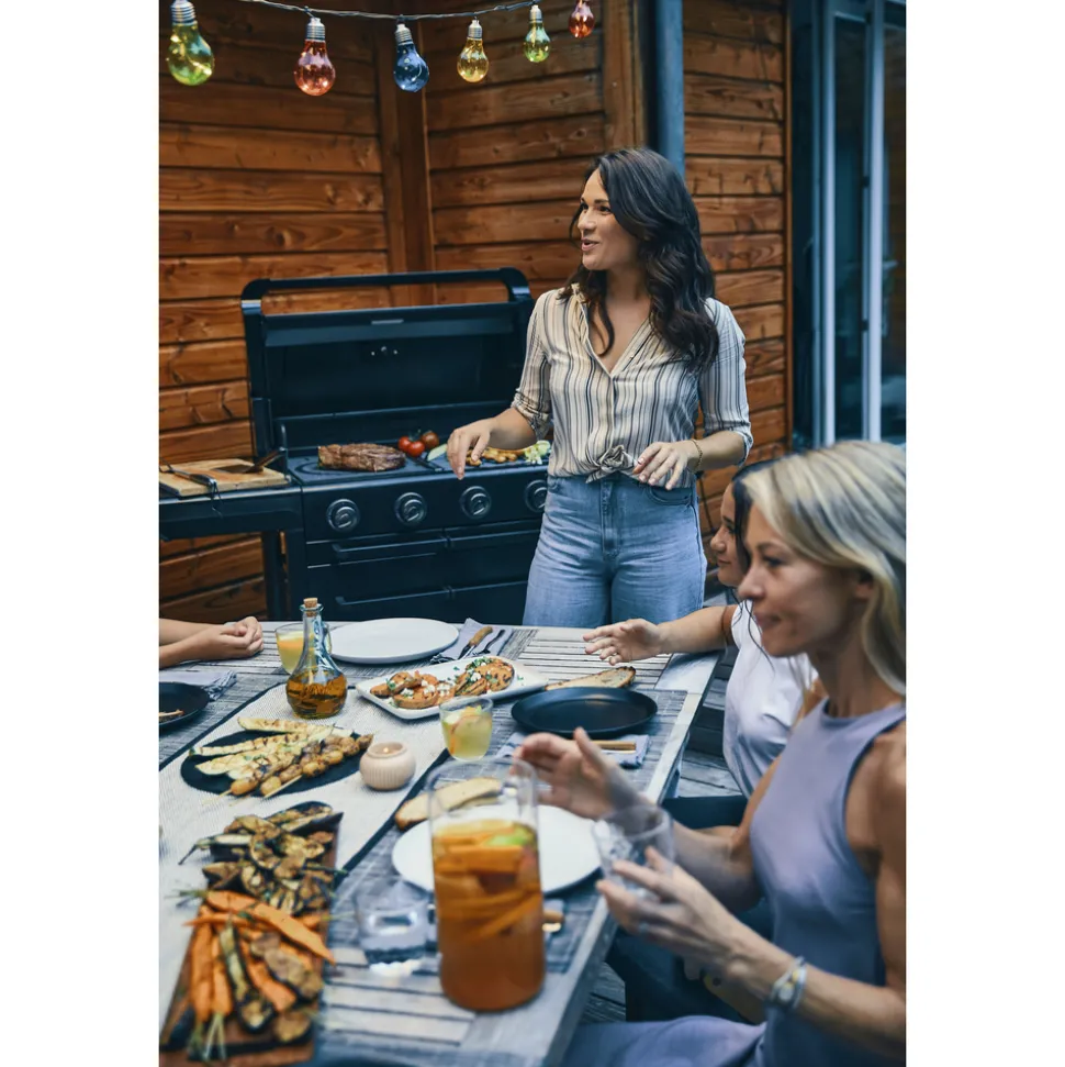 CAMPINGAZ - Barbecue à gaz Onyx noir 4 brûleurs - 157x69x119 cm
