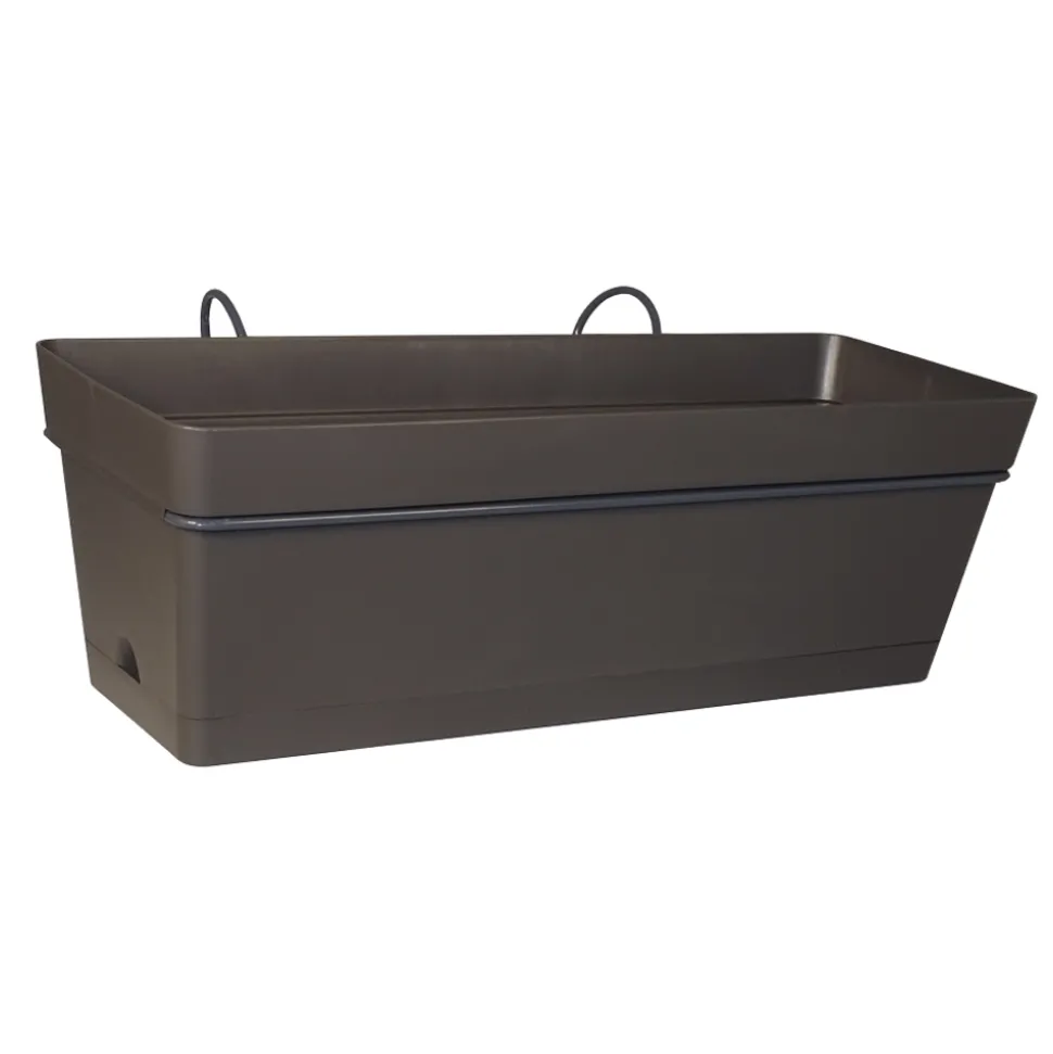 CHAPELU FRÈRES - Kit jardinière CocoriPot Jade 50cm + Plateau clipsé + Support Ardoise