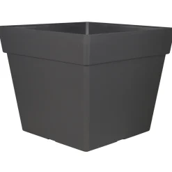 CHAPELU FRÈRES - Pot carré Enzo 30, coloris Ardoise - L.29xl.29xH.24,5cm