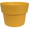 CHAPELU FRÈRES - Pot rond CocoriPot, coloris pollen Ø 38 x H. 30 cm
