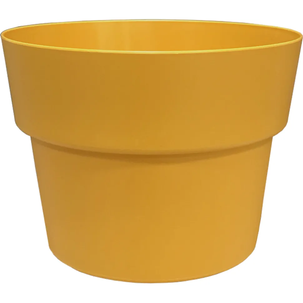CHAPELU FRÈRES - Pot rond CocoriPot, coloris pollen Ø 38 x H. 30 cm