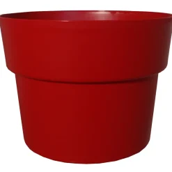 CHAPELU FRÈRES - Pot rond CocoriPot, coloris rubis - D.17xH.12cm