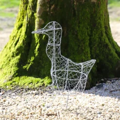 CHEMIN DE CAMPAGNE - ~ taupière en métal gris 34 x 18 x 42 cm