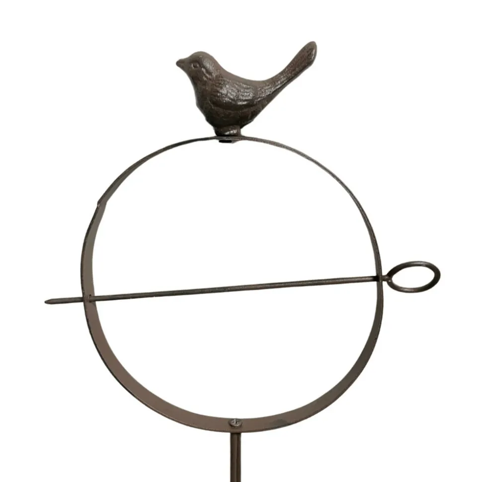 CHEMIN DE CAMPAGNE - Pic en fonte et fer forgé marron 18 x 106 cm