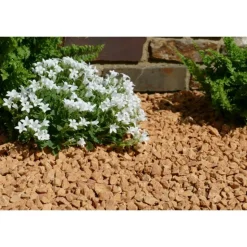 CLASSGARDEN - Gravier jaune saumon 10-15 pack de 5 m² - 50 sacs - 1000 kg