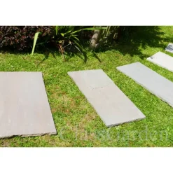 CLASSGARDEN - Pas japonais grès kandla multicolore 100x50 - pack de 12 pièces