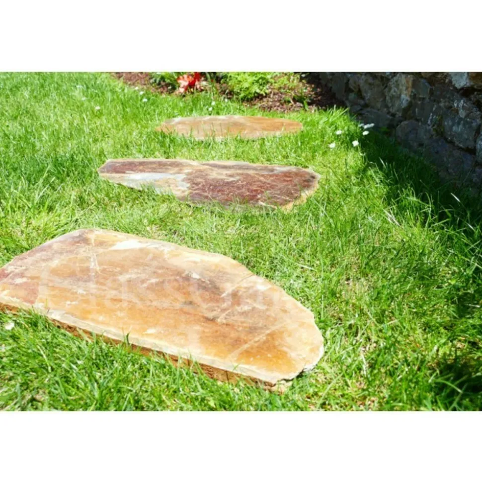 CLASSGARDEN - Pas japonais corten irrégulier - pack de 12 pièces