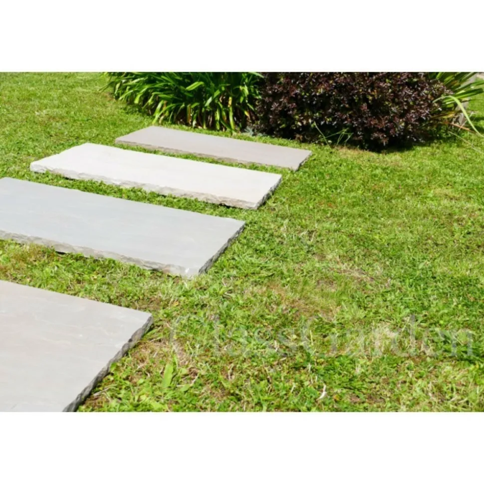 CLASSGARDEN - Pas japonais grès kandla multicolore 100x50
