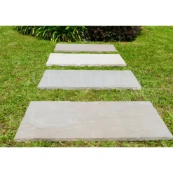 CLASSGARDEN - Pas japonais grès kandla multicolore 100x50 - pack de 14 pièces