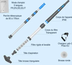 COCOONING WATER - Aspirateur électrique piscine et spa