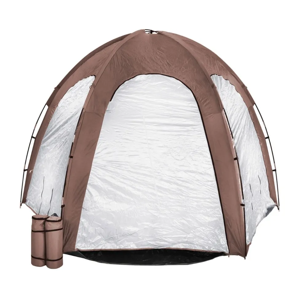COCOONING WATER - Tente dôme abri de piscine et spa - 3.4m x 3.9m h2.2m
