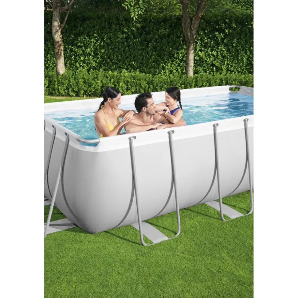 CONCEPT USINE - Piscine tubulaire rectangulaire 4,04 x 2,01 x 1 m hawi
