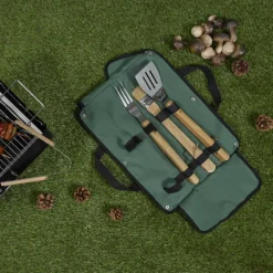 COOK CONCEPT - Set 4 ustensiles à barbecue avec housse