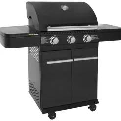 COOK IN GARDEN - Barbecue au gaz fyra avec thermomètre - 3 brûleurs