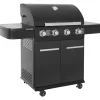 COOK IN GARDEN - Barbecue au gaz fyra avec thermomètre - 4 brûleurs