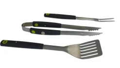 COOK IN GARDEN - Coffret bbq 3 pièces aimantées : pince, spatule, fourchette