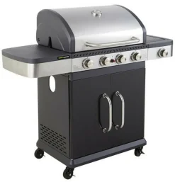 COOK IN GARDEN - Cook'in garden barbecue à gaz sur pieds 4 feux 14.5kw - am064sbi